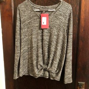 Sunday in Brooklyn Striped Long Sleeve, Small